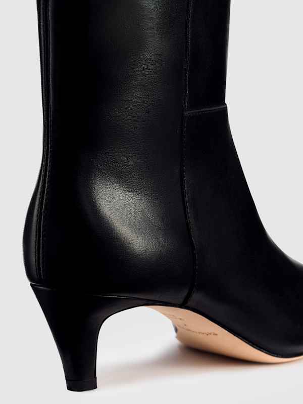 Remy Knee Boot - Black Leather