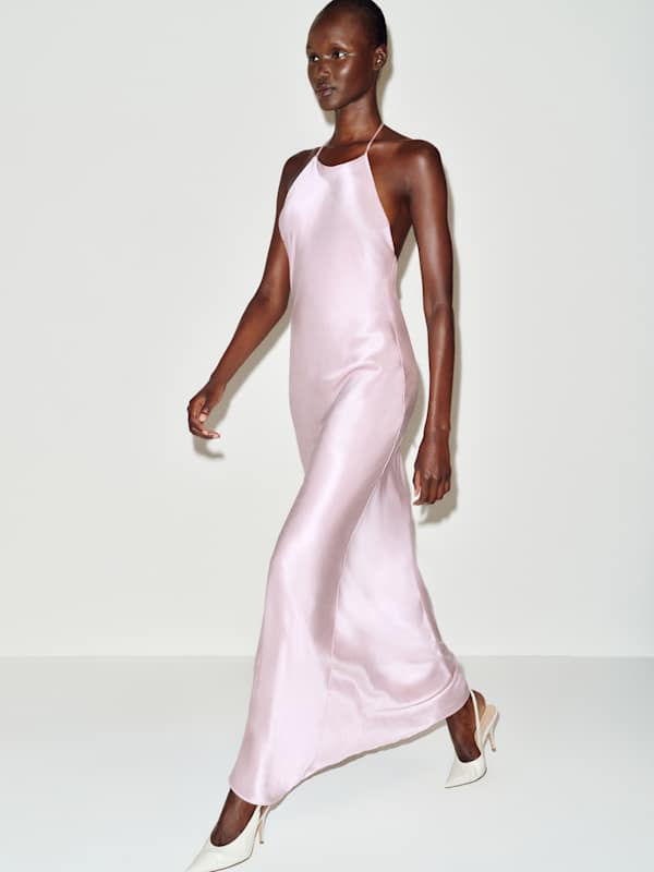 Jeany Silk Dress - Cherry Blossom