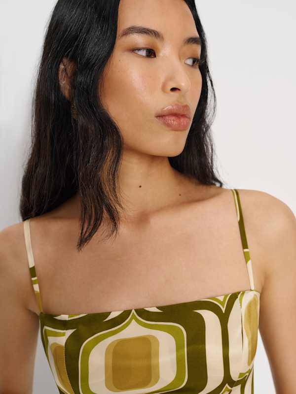 Overland Silk Top - Aloe