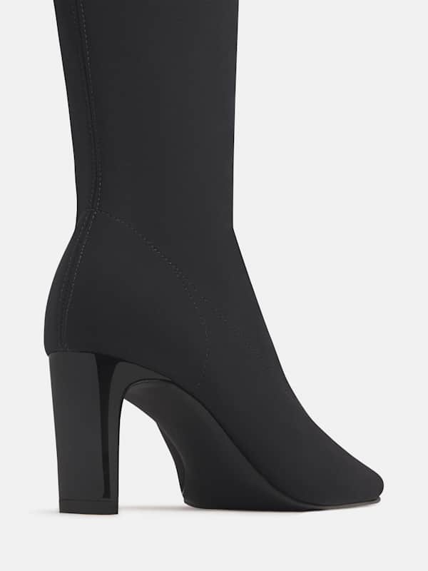 Bottes stretch Rosa - N&eacute;opr&egrave;ne noir