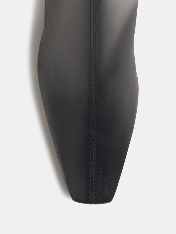 Bottes stretch Rosa - Cuir stretch noir