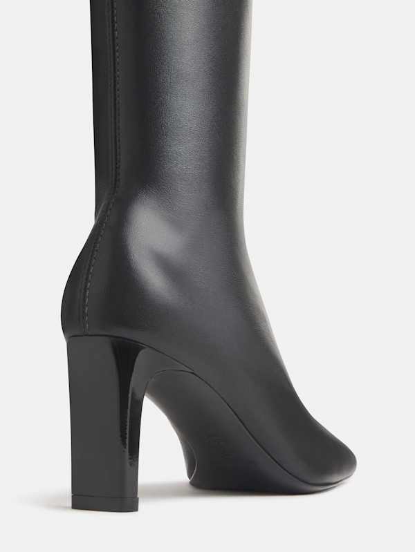 Bottes stretch Rosa - Cuir stretch noir