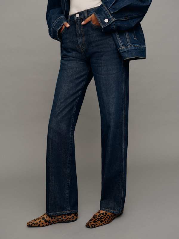 Val 90s Mid Rise Straight Jeans - Ahurani