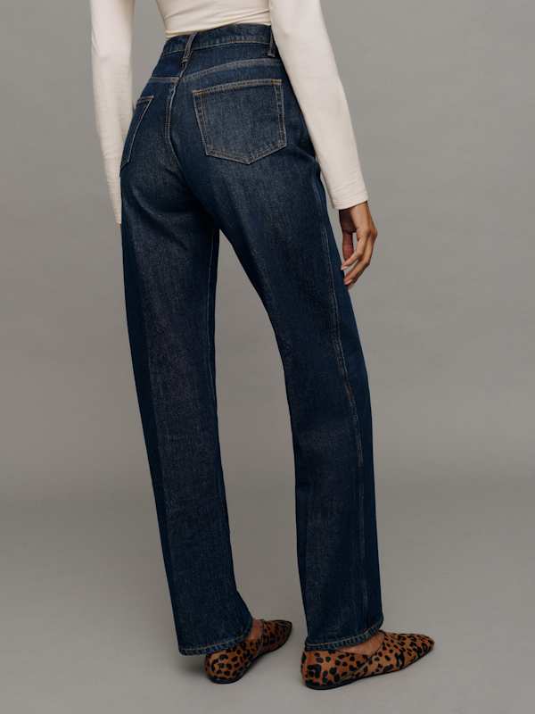 Val 90s Mid Rise Straight Jeans - Ahurani