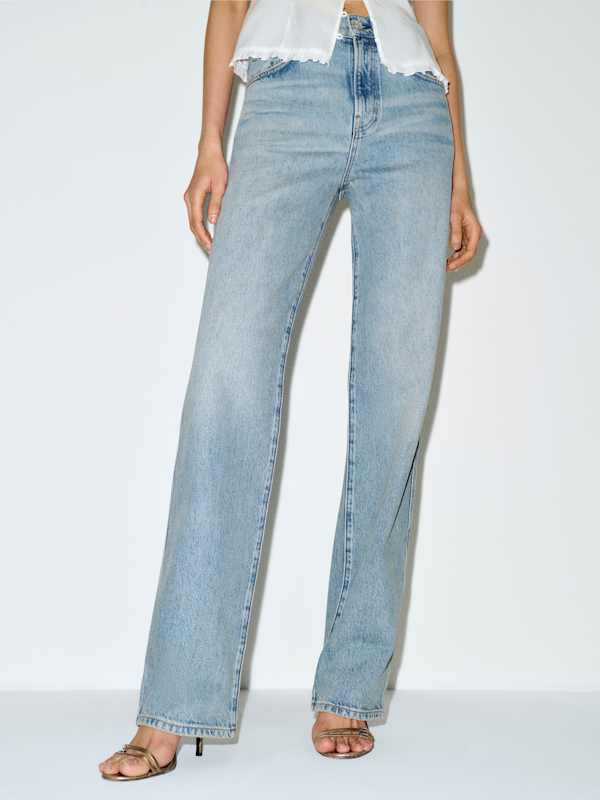 Val 90s Mid Rise Straight Jeans - Allen