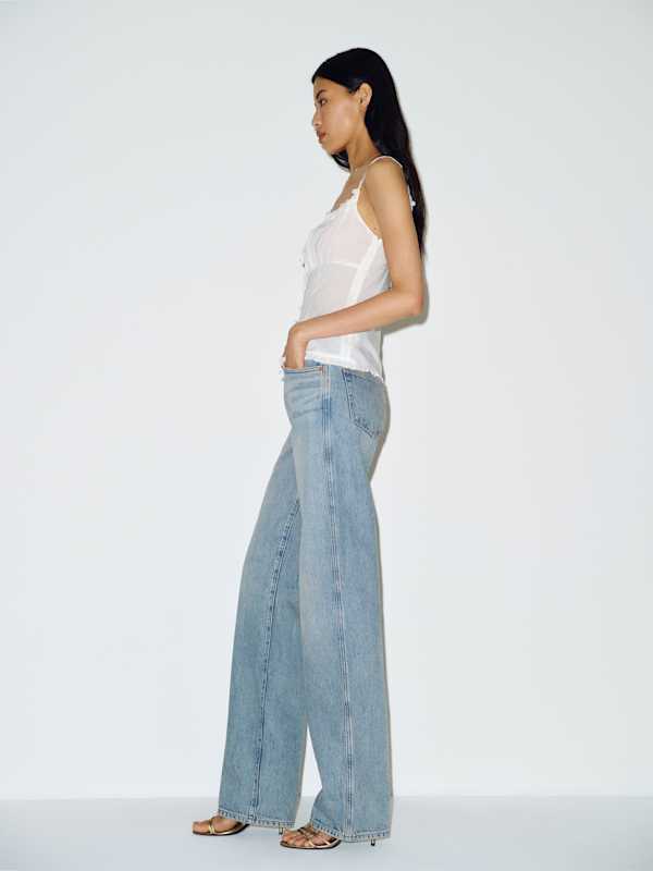 Val 90s Mid Rise Straight Jeans - Allen