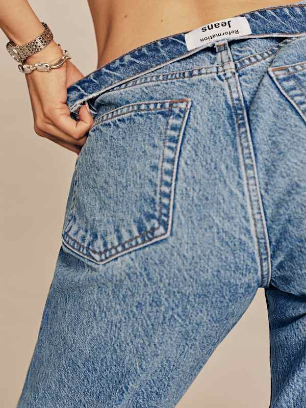 Val 90s Mid Rise Straight Jeans - Colorado