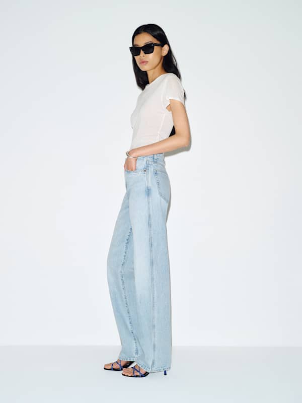 Val 90s Mid Rise Straight Jeans - Dory