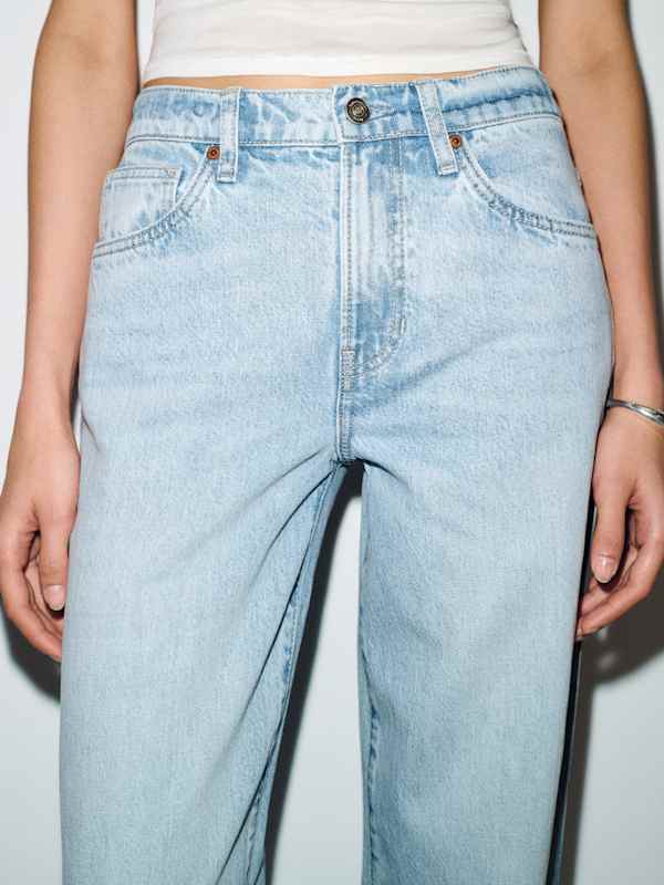 Val 90s Mid Rise Straight Jeans - Dory