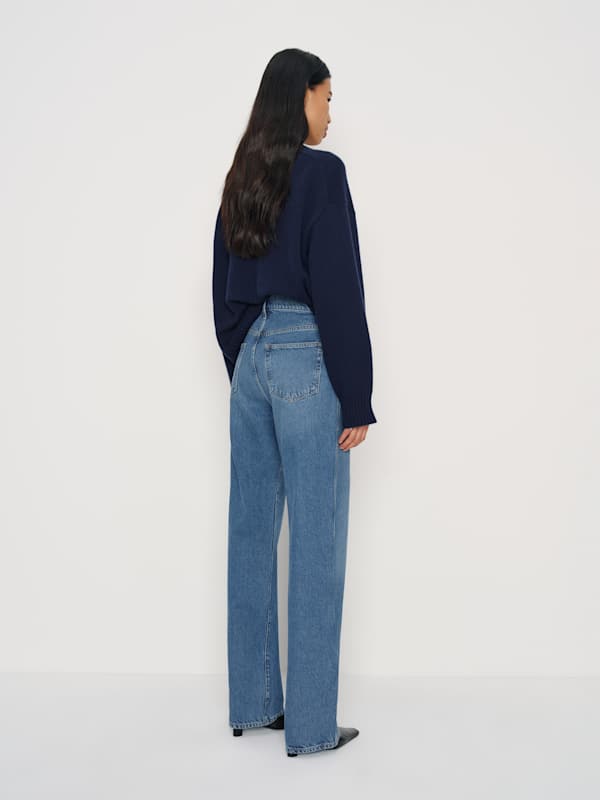 Val 90s Mid Rise Straight Jeans - Naysa