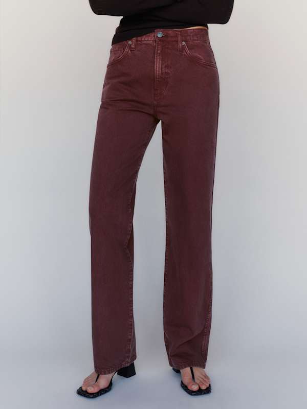 Val 90s Mid Rise Straight Jeans - Urchin