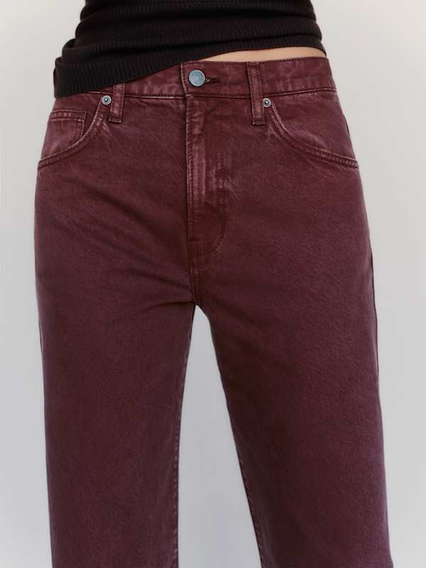 Val 90s Mid Rise Straight Jeans - Urchin