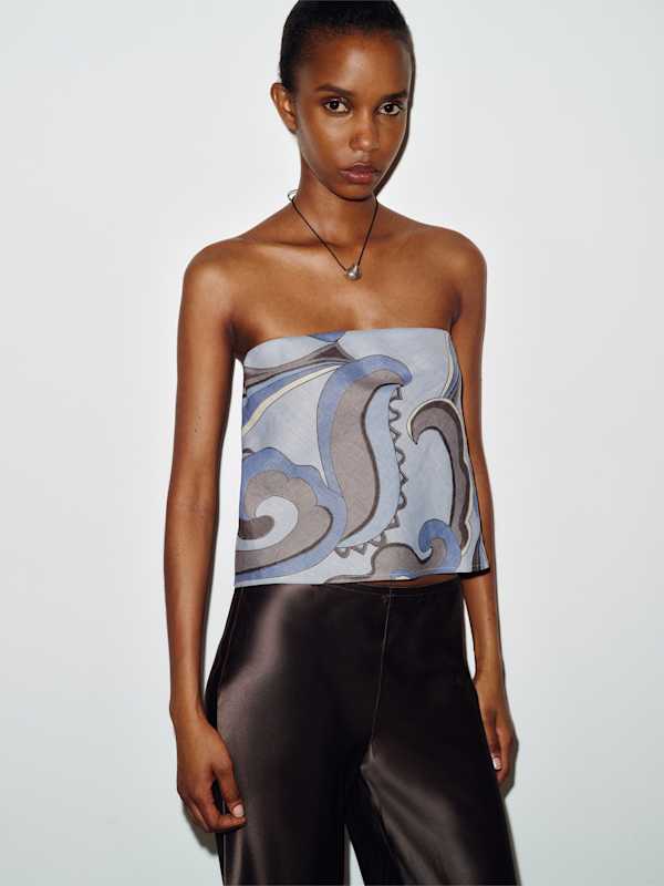 Spritz Linen Top - Lido