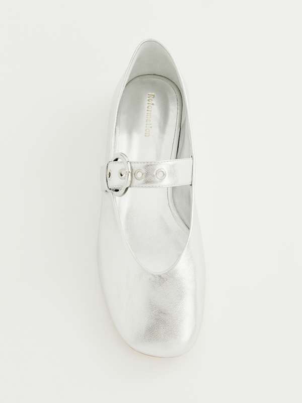 Bethany Ballet Flat - Silver