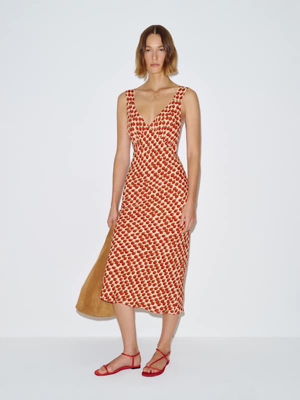 Beauden Dress - Fresh Tomato