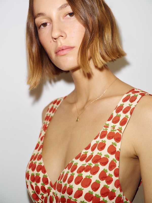 Beauden Dress - Fresh Tomato