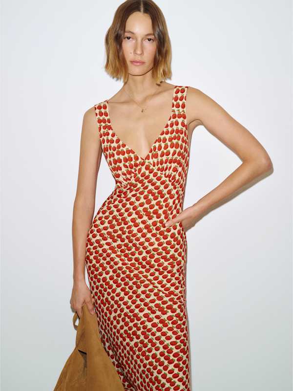 Beauden Dress - Fresh Tomato