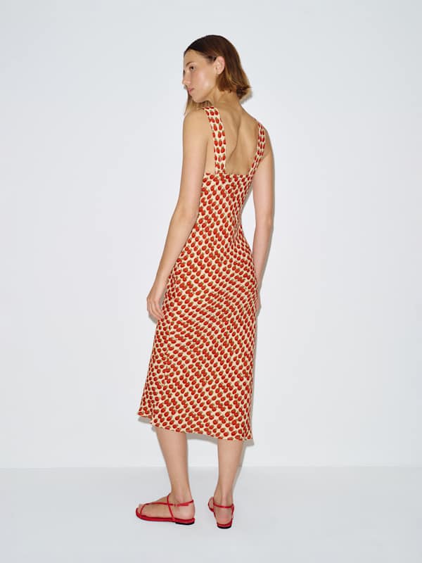 Beauden Dress - Fresh Tomato