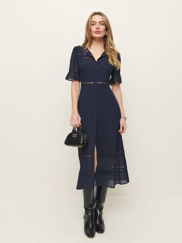 Woodson Dress - Navy