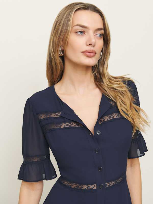 Woodson Dress - Navy