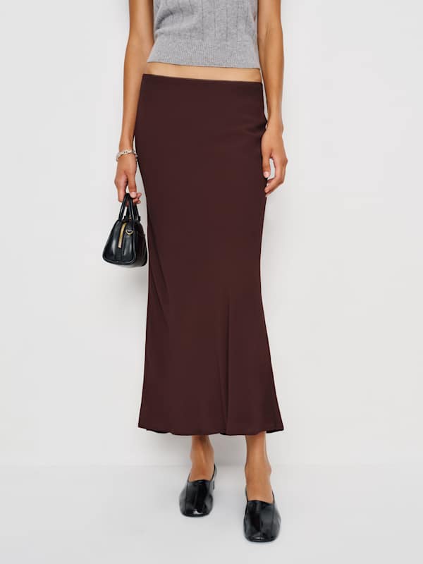 Layla Skirt - Mahogany