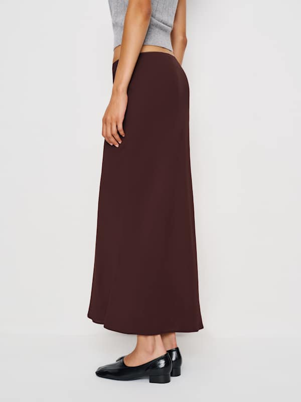 Layla Skirt - Mahogany