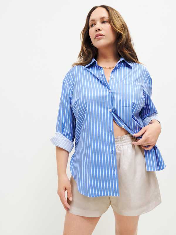 Mila Linen Short Es - Oatmeal