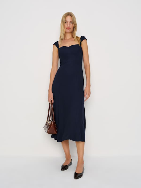 Bryson Dress - Navy