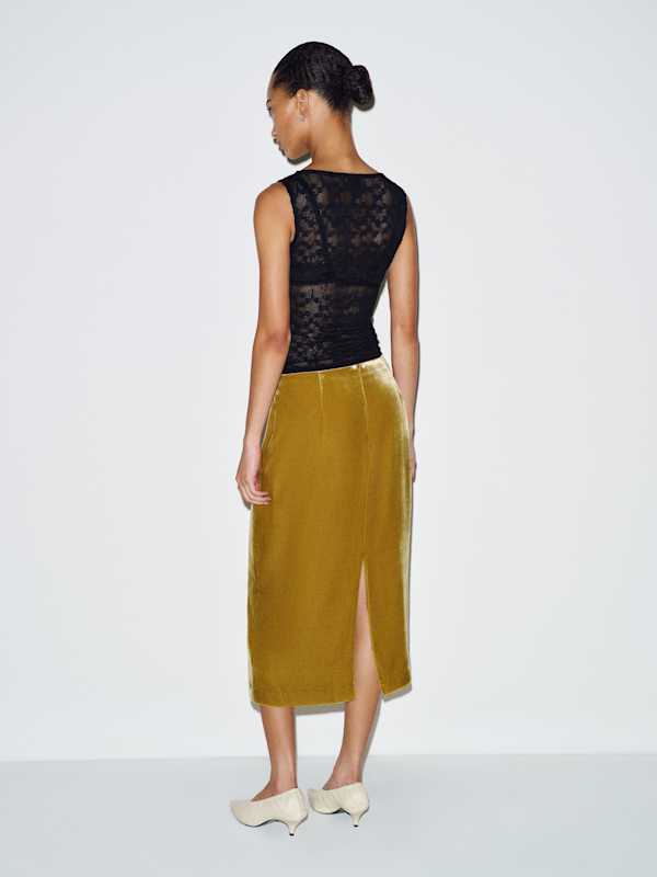 Dusk Knit Top - Black Lace