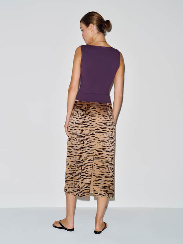 Dusk Knit Top - Crushed Violet