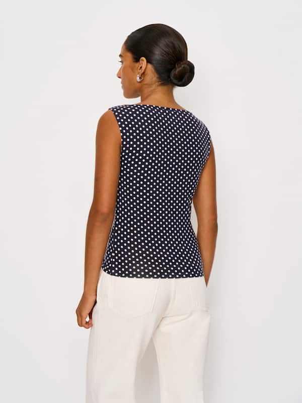 Dusk Knit Top - Dream Dot