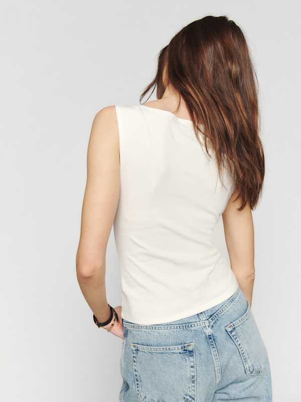 Dusk Knit Top - Fior Di Latte