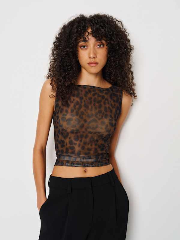 Dusk Knit Top - Panther