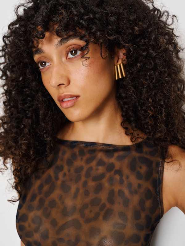 Dusk Knit Top - Panther