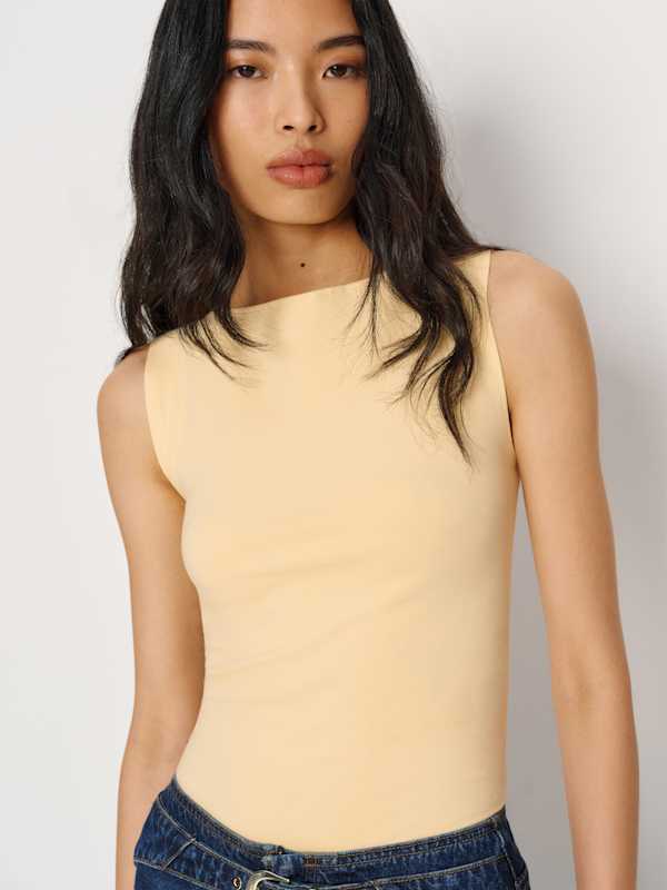 Dusk Knit Top - Parmesan