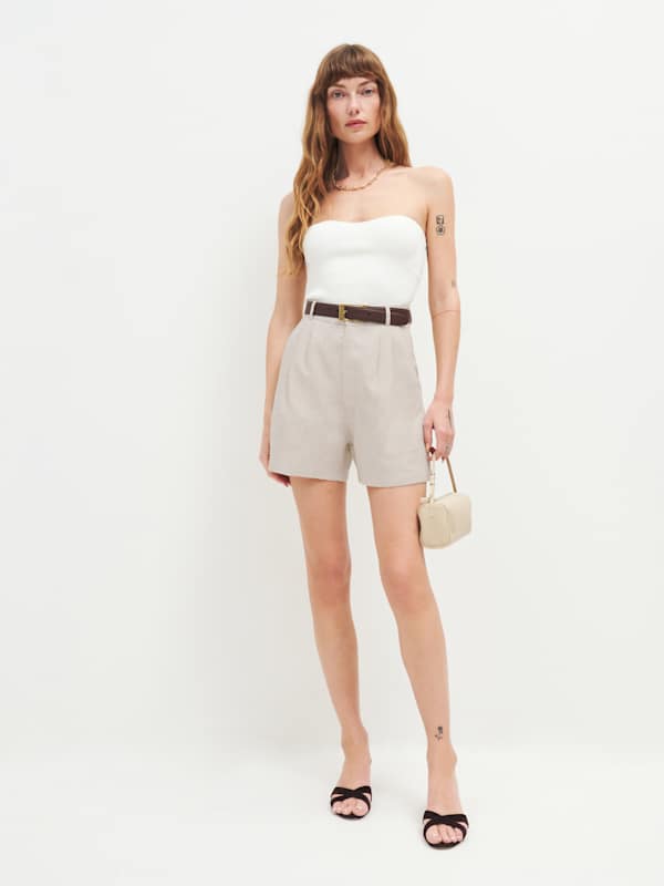 Mason Linen Short - Oatmeal