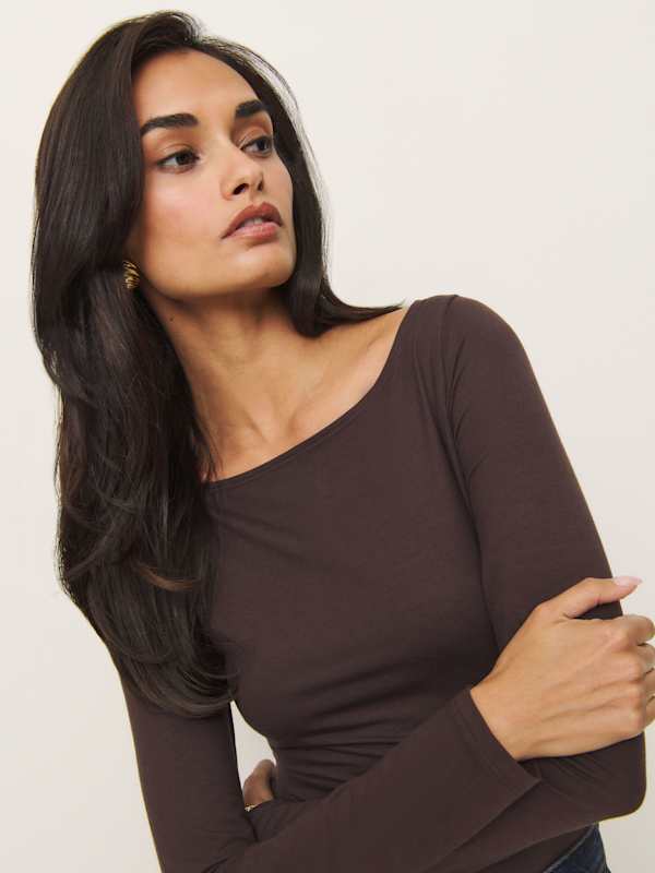 Wiley Knit Top - Mole