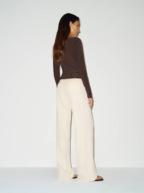 Wiley Knit Top - Pin Dot