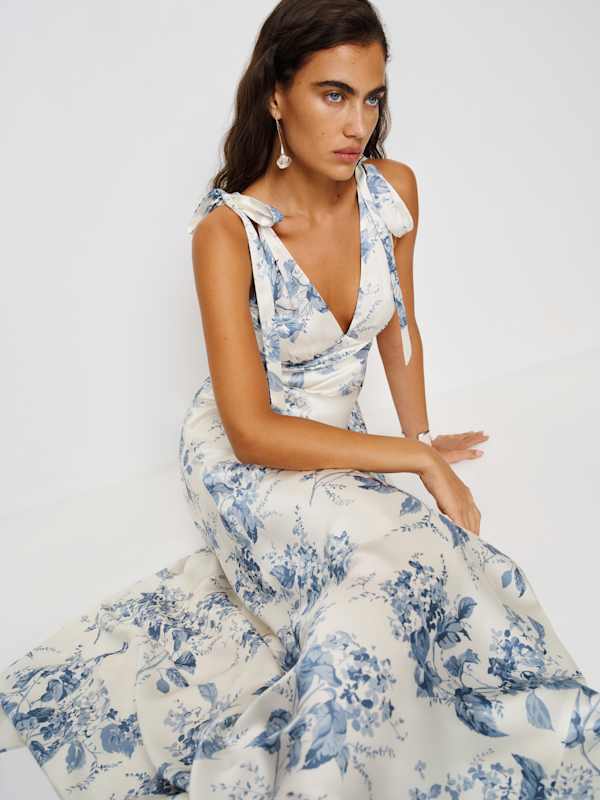 Pernille Silk Dress - Lupine