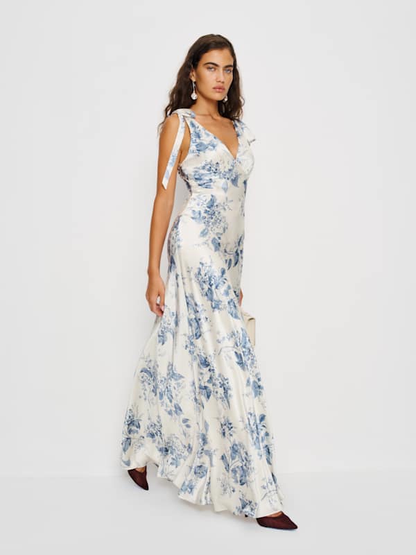 Pernille Silk Dress - Lupine