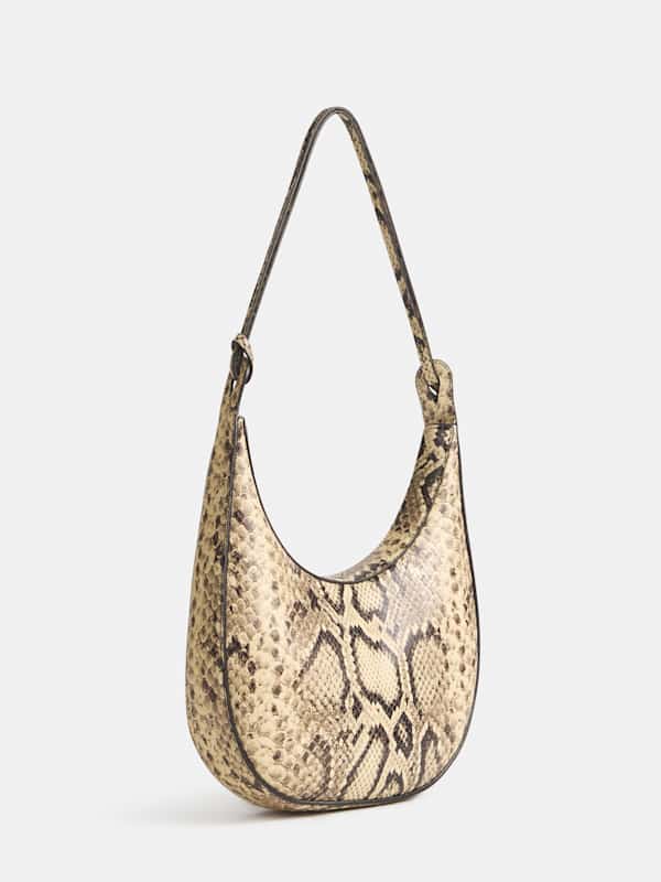 Medium Rosetta Shoulder Bag - Warm Snake Leather
