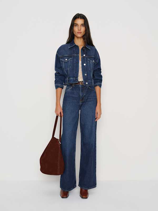 Jori Cropped Denim Jacket - Melville