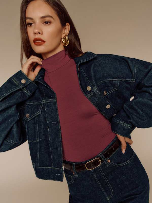 Jori Cropped Denim Jacket - Ondine
