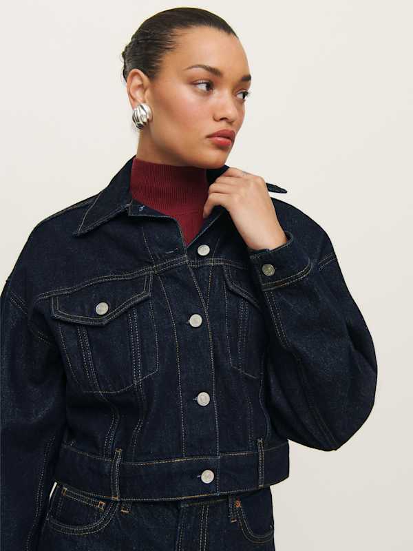 Jori Cropped Denim Jacket - Ondine