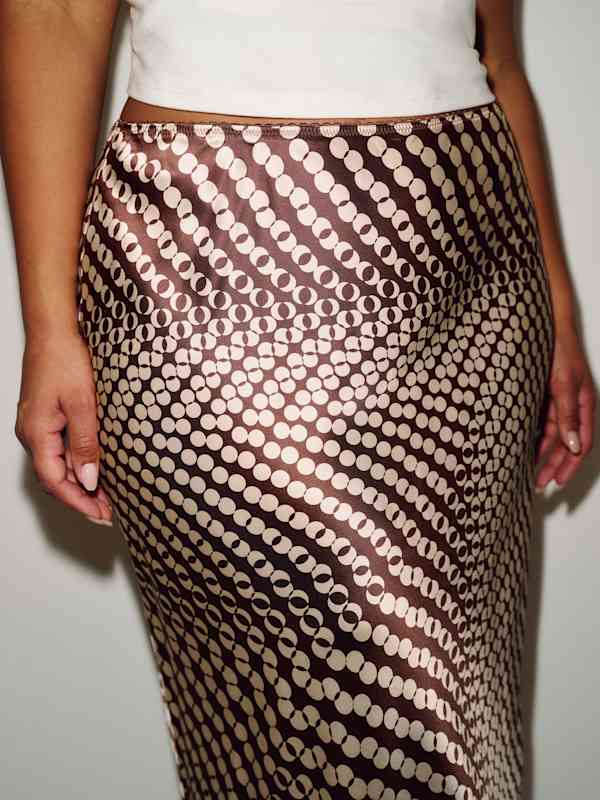 Layla Silk Skirt Es - Samba