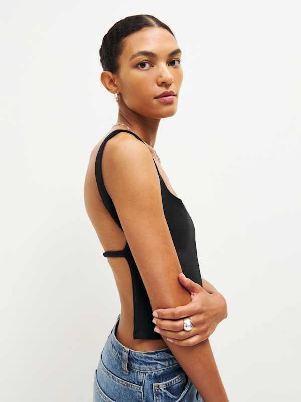 Cairo Knit Top - Black