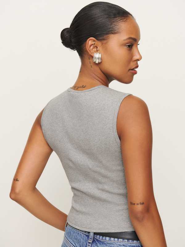 Ryland Tank - Heather Grey