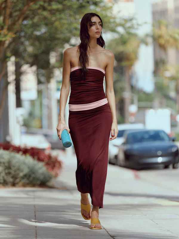 Maria Knit Skirt - Boysenberry