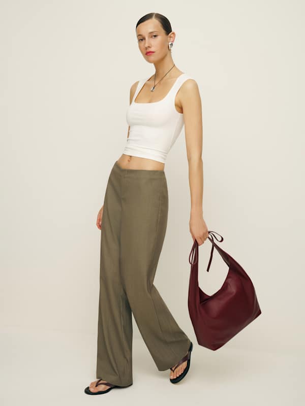 Medium Vittoria Tote Bag - Cremisi