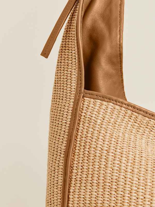 Cabas moyen Vittoria - Raphia naturel